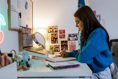 Student Wellbeing Study Time B Roll Shoot