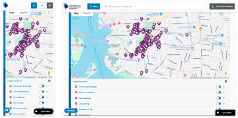 New interactive map
