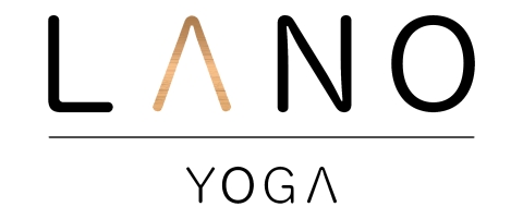 Lano yoga logo on white background
