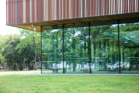 External shots of Ravelin Building, new sports facility