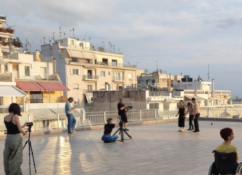 behind the camera