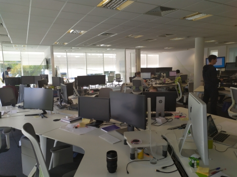 Wilson's work space