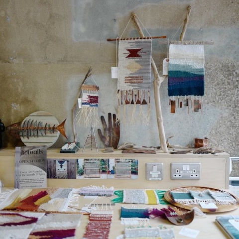 An artist's studio at the Hotwalls