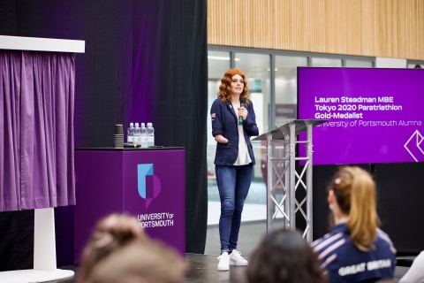 Laura Steadman talking