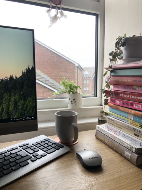 Kaitlin's desk