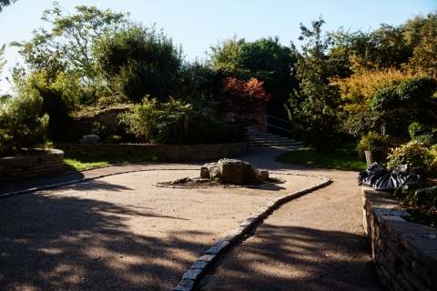 Large rock pile at end of path
Southsea Rose Garden - City Guide 2022