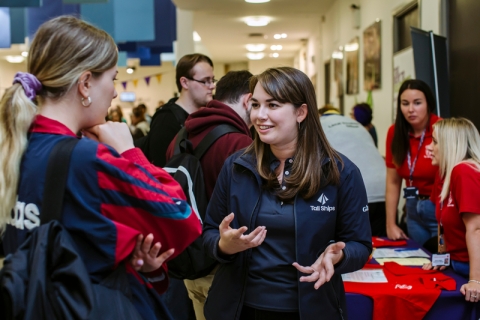 Attendees of Volunteering Fair