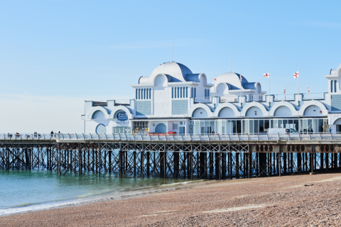 the South Parade pier in Portsmouth