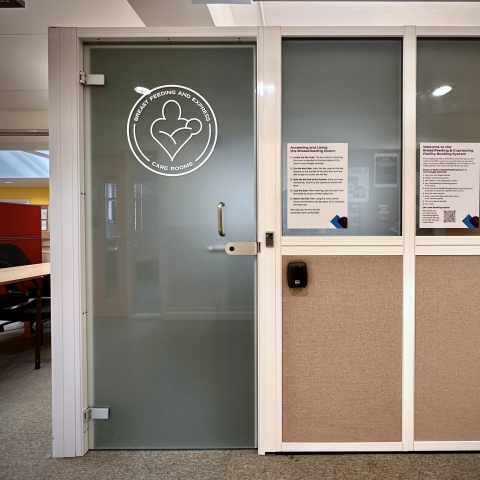 Breastfeeding and expressing pod located in the Richmond building