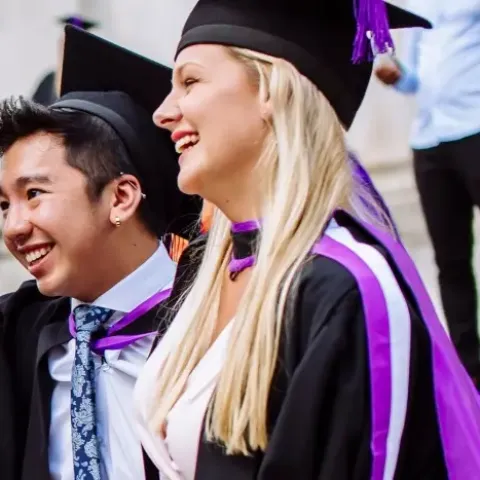 Students at Graduation in Guildhall Square