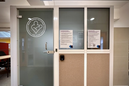 Breastfeeding and expressing pod located in the Richmond building