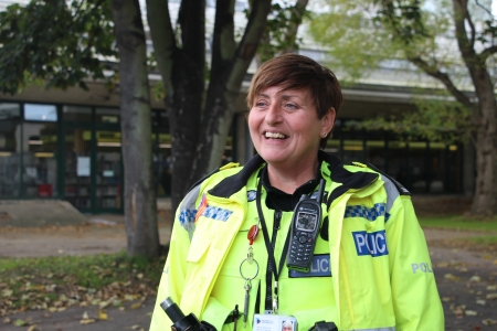 PC Clare Parry, the University of Portsmouth Police Liaison Officer