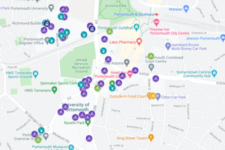 active travel map