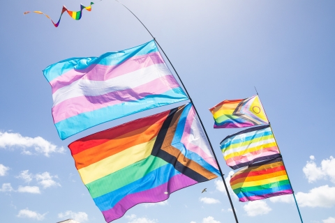 Portsmouth Pride 2022 - For University wide use for newsletters, social media and internal communications promoting Portsmouth Pride and to show the University's support of LGBTQ+. Not for use of campaigns, adverts or unrelated use.