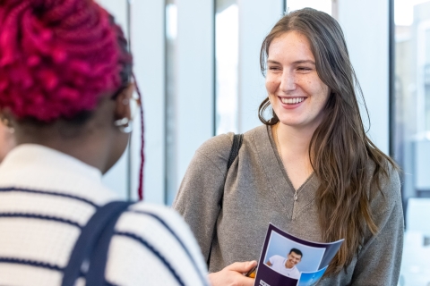 smiling student