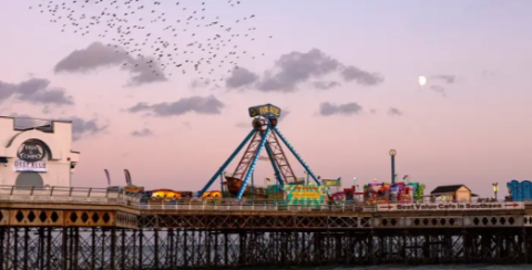 Pier at sunset